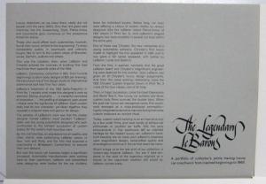 1963 Chrysler Imperial LeBaron Pierce-Arrow Isotta-Fraschini Photo Plates