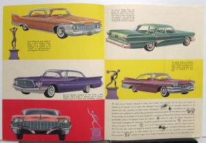 1960 Chrysler Valiant Features Specifications Sales Folder BELGIUM TEXT