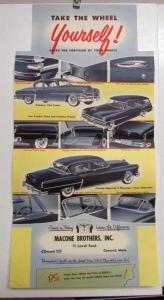 1953 Chrysler Windsor New Yorker Imperial Streamlining Blend Every Line Brochure