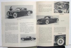 1952 Chrysler K310 International Styling Presentation PREPRINT