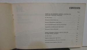 1973 International Scout II & Scout II 4x4 Series Owners Manual W/Emissions Book