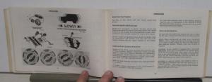 1973 International Scout II & Scout II 4x4 Series Owners Manual W/Emissions Book