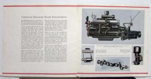 1931 Chrysler Eight Specifications Features Sales Brochure