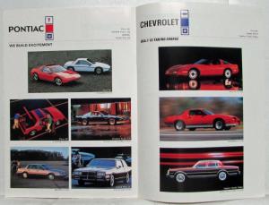 1982 1983 1984 General Motors GM Cars Sales Brochures - Set of 3 - Japanese Text