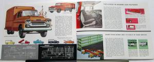 1958 Chevrolet Truck Chassis Cab Stake Series 31 32 36 38 Chassis Sales Brochure