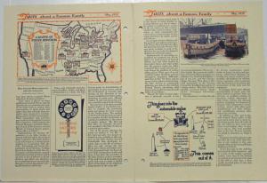 1928 General Motors GM Facts about a Famous Family Newsletters No 1-2 4-6 and 9