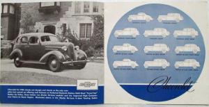 1936 General Motors GM Family of Cars Review Booklet