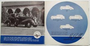1936 General Motors GM Family of Cars Review Booklet