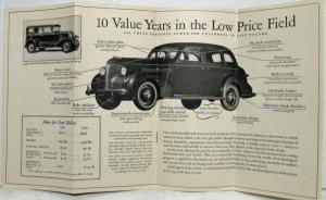 1938 General Motors Corporation Financial Statement for Shareholders 9-30-38