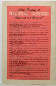 1940 New York Worlds Fair Souvenir Map Courtesy GM Highways and Horizons Display