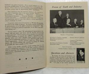 1940 GM The Opportunity for Youth in Building the World of Tomorrow Booklet