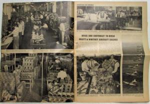 1941 GM Folks Magazine September Vol 4 No 9 Producing for Defense WWII