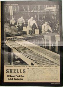 1941 GM Folks Magazine September Vol 4 No 9 Producing for Defense WWII