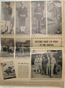 1941 GM Folks Magazine September Vol 4 No 9 Producing for Defense WWII