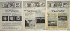 1942 GM Fisher Body Service News Volume 5 Numbers 1-2 and 5