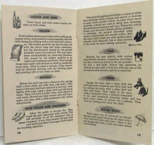 1946 General Motors Fisher Body Good Housekeeping in Your Car Booklet