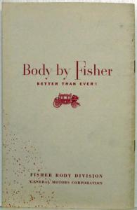 1949 General Motors GM The Story of Fisher Body A Tradition of Craftsmanship