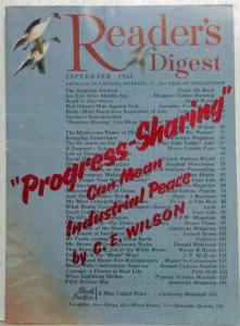 1952 GM Reprint of Readers Digest Article - Progress Sharing