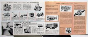 1956 Chevrolet Stake Trucks Sales Brochure 3 Qtr To 2 and A Half Ton Original