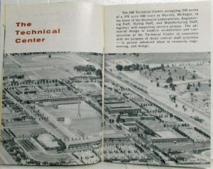 1957 General Motors GM Research Laboratories in Brief Booklet
