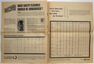 1964 General Motors GM Dollar Question Newsprint Sales Ad Brochure