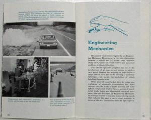 1967 General Motors GM Research Laboratories in Brief Booklet