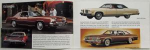 1974 General Motors Enjoy the New Model Year of GM Cars Sales Brochure Mailer