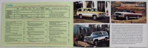 1974 General Motors Enjoy the New Model Year of GM Cars Sales Brochure Mailer