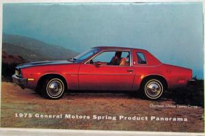 1975 GM Spring Product Sales Brochure - Chevy Olds Pontiac Buick Cadillac