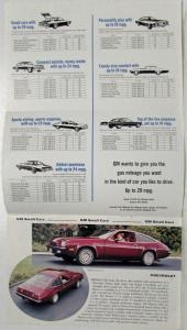 1975 GM Spring Product Sales Brochure - Chevy Olds Pontiac Buick Cadillac