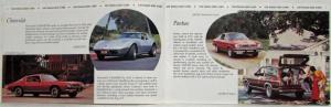 1975 General Motors New Model Year of GM Cars Sales Brochure Mailer