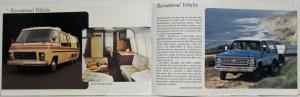 1975 General Motors New Model Year of GM Cars Sales Brochure Mailer