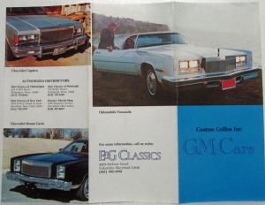 1977 Custom Grilles for GM Cars from E&G Classics Sales Folder