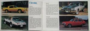 1978 General Motors New Model Year of GM Cars Sales Brochure