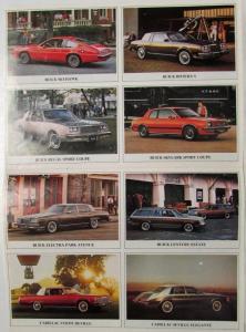 1980 GM Military Sales Flip-Up Brochure - Chevy Pontiac Olds Buick Cadillac