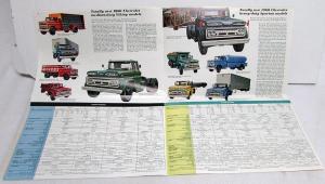 1960 Chevrolet Truck Full Line Models & Specifications Sales Brochure