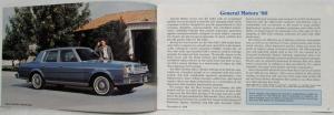 1980 General Motors New Model Year of GM Cars Sales Brochure