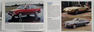 1980 General Motors New Model Year of GM Cars Sales Brochure