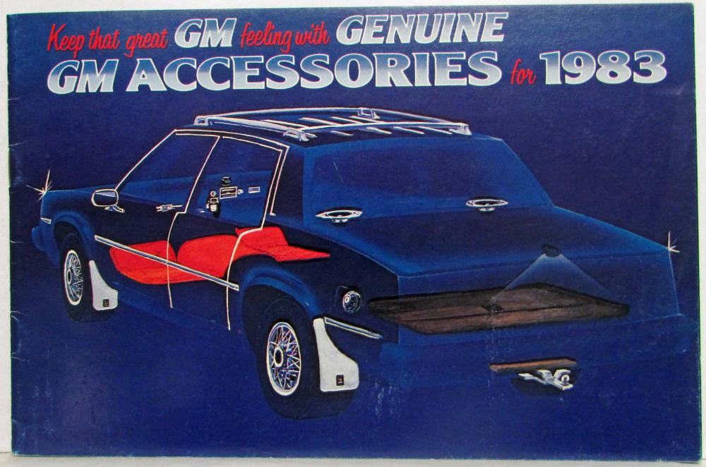 1983 General Motors GM Accessories Catalog - Small Format