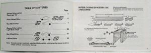 1983 General Motors Passenger Car and Light Truck Towing Instructions Manual