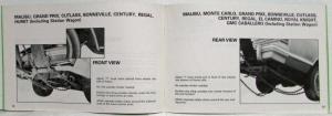 1983 General Motors Passenger Car and Light Truck Towing Instructions Manual