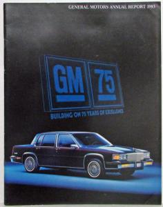 1983 General Motors GM Corporation 75th Annual Report
