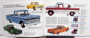 1960 Chevrolet Truck Dealer Color Sales Brochure Pickup C14 C15 C25 C36 Original