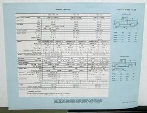 1960 Chevrolet Truck Dealer Color Sales Brochure Pickup C14 C15 C25 C36 Original