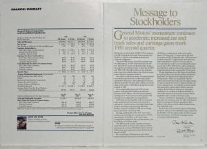 1988 General Motors GM Second Quarter Report for Stockholders