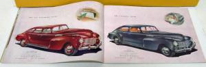 1940 Chrysler Imperial Saratoga New Yorker Traveler Windsor Royal Sales Brochure