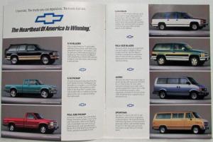 1992 General Motors Quality Safety Value New Model Year GM Cars Sales Brochure