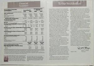 1992 General Motors GM Second Quarter Report for Stockholders