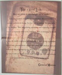 1994 General Motors New Model Year GM Cars Sales Brochure