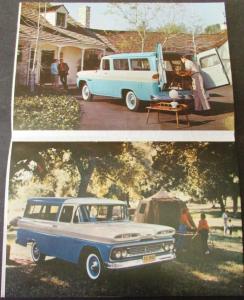 1960 Chevrolet Truck Suburban Carryall Sales Folder Mailer Original